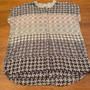 Cabi Multi Print Top, Cap Sleeve, size Large